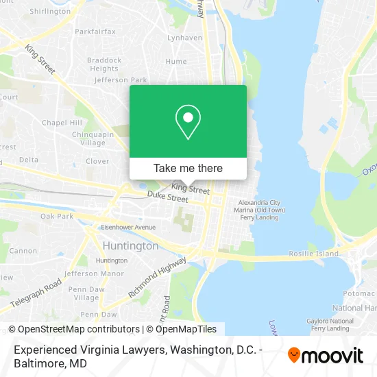 Mapa de Experienced Virginia Lawyers