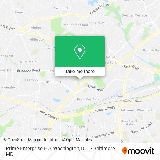 Mapa de Prime Enterprise HQ