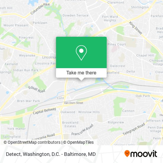 Detect map