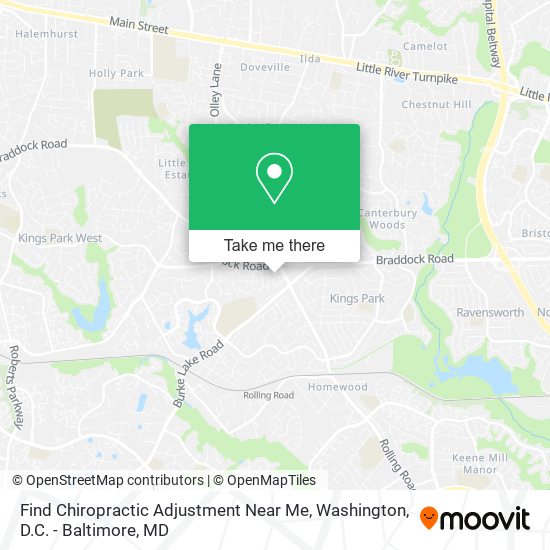 Mapa de Find Chiropractic Adjustment Near Me
