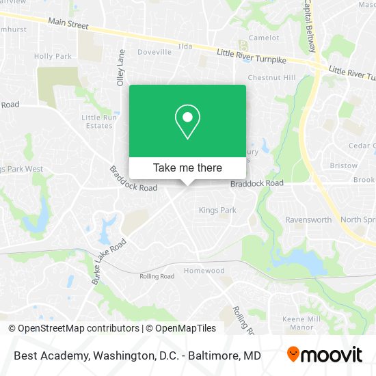 Best Academy map