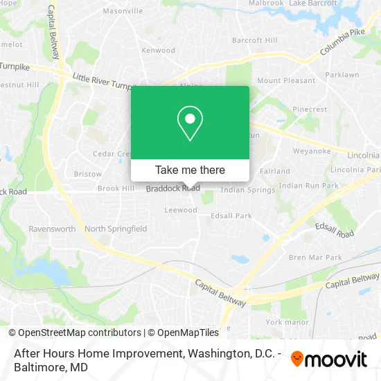 Mapa de After Hours Home Improvement