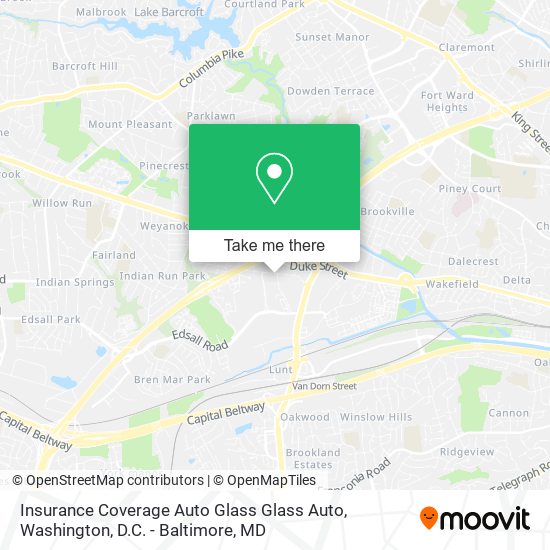 Insurance Coverage Auto Glass Glass Auto map