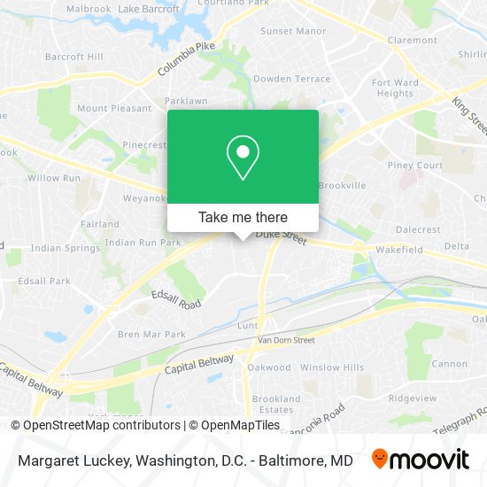 Mapa de Margaret Luckey