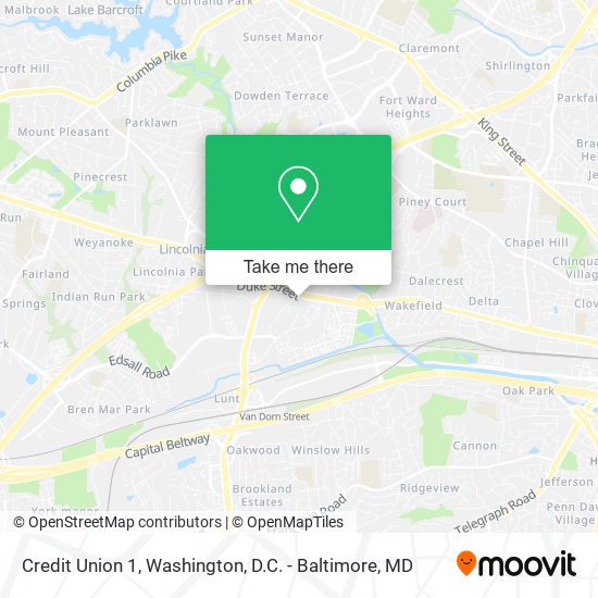 Mapa de Credit Union 1