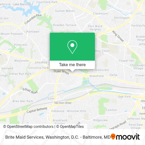 Brite Maid Services map