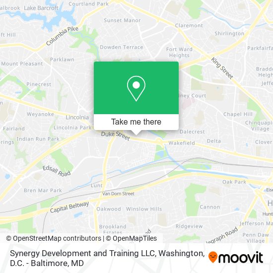 Synergy Development and Training LLC map