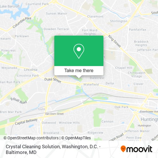 Mapa de Crystal Cleaning Solution