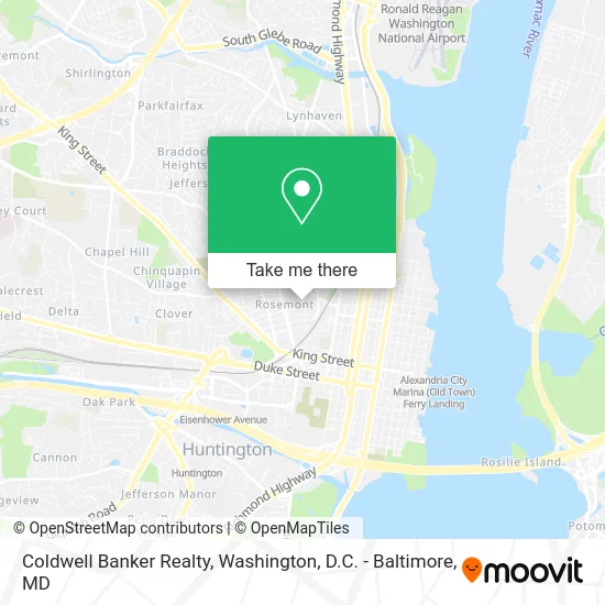 Coldwell Banker Realty map