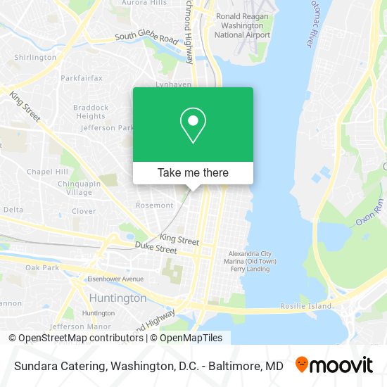Mapa de Sundara Catering