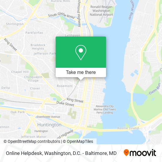 Online Helpdesk map