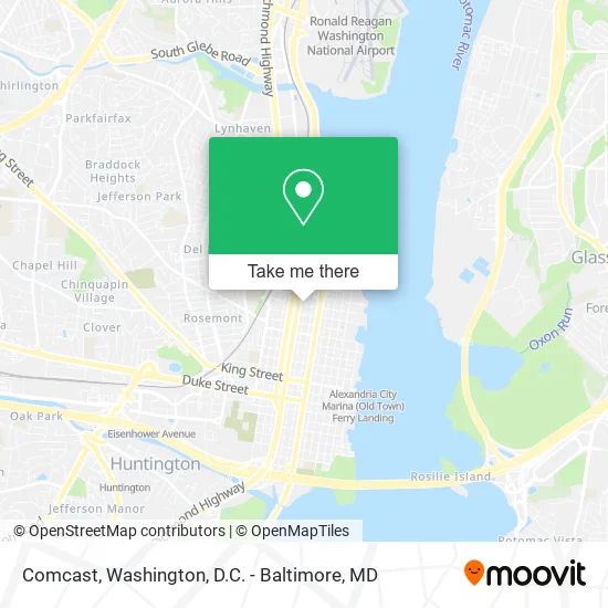 Mapa de Comcast