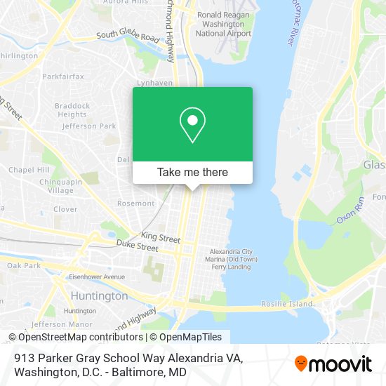 913 Parker Gray School Way Alexandria VA map