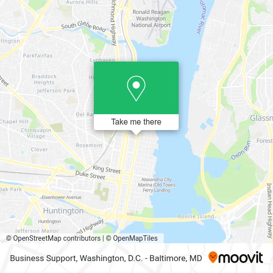 Business Support map