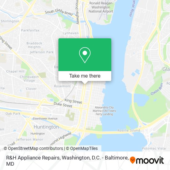 R&H Appliance Repairs map