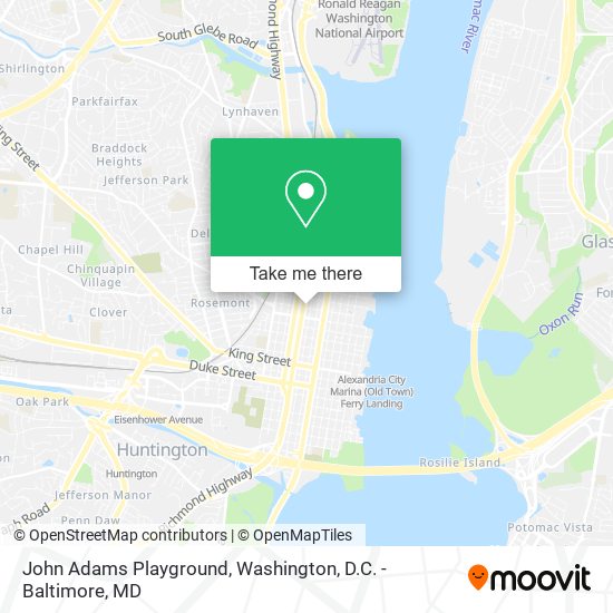 Mapa de John Adams Playground