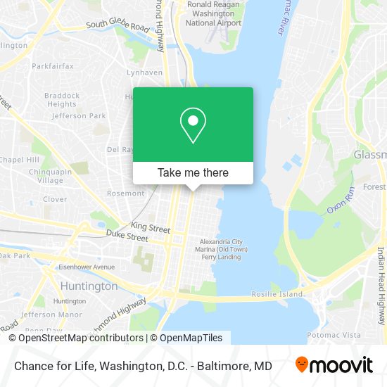 Chance for Life map