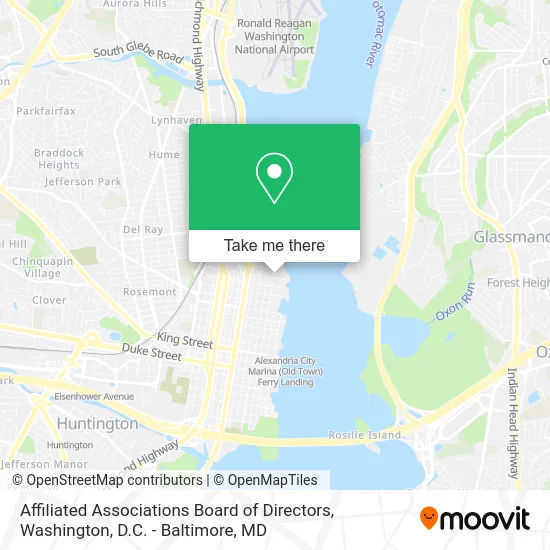 Affiliated Associations Board of Directors map