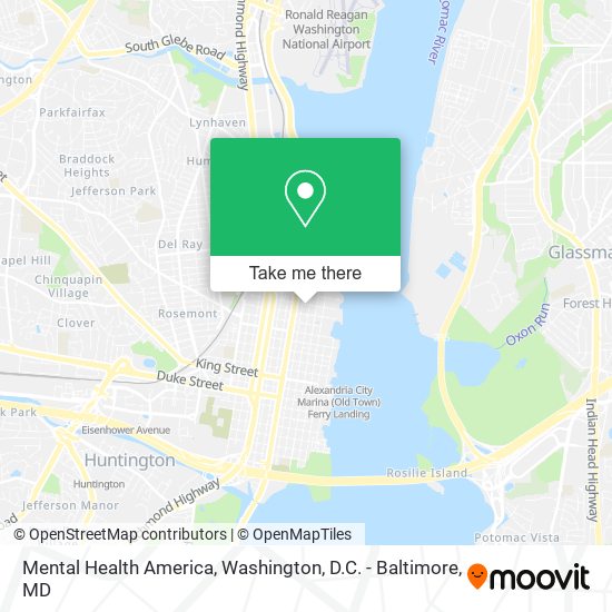 Mental Health America map