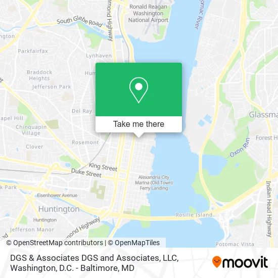 Mapa de DGS & Associates DGS and Associates, LLC
