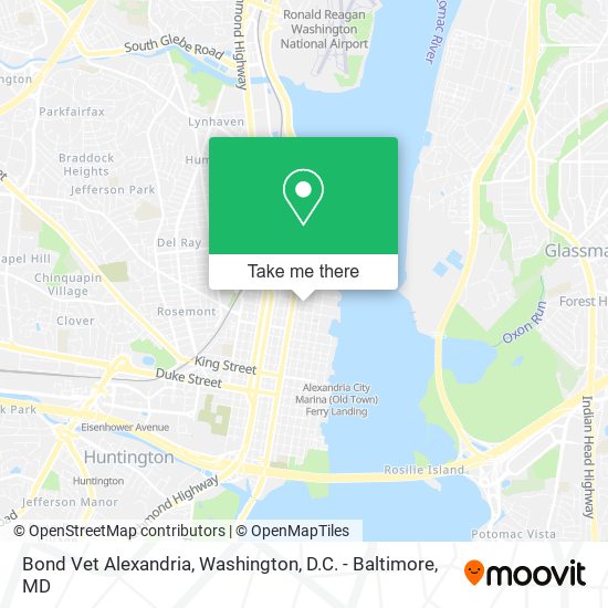 Bond Vet Alexandria map