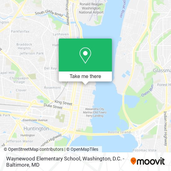 Waynewood Elementary School map