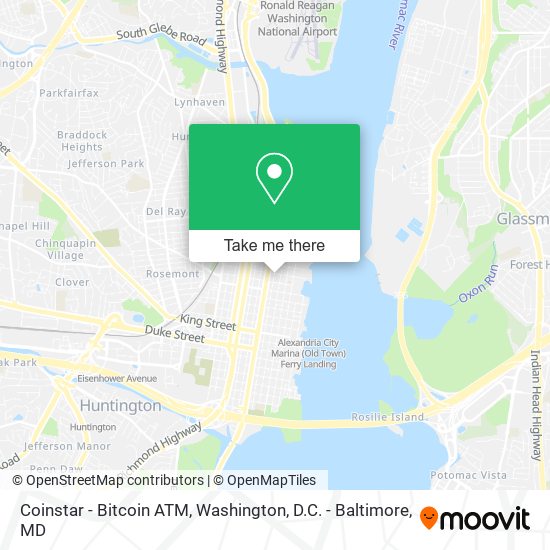 Coinstar - Bitcoin ATM map