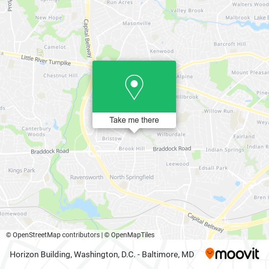 Horizon Building map