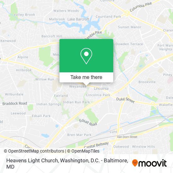 Mapa de Heavens Light Church