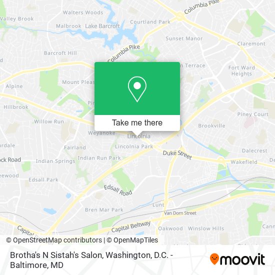 Brotha's N Sistah's Salon map