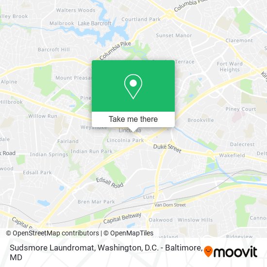 Mapa de Sudsmore Laundromat