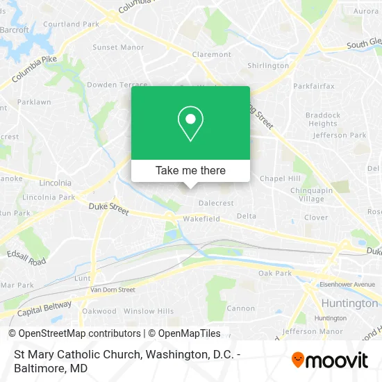 St Mary Catholic Church map