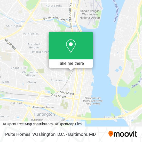 Mapa de Pulte Homes