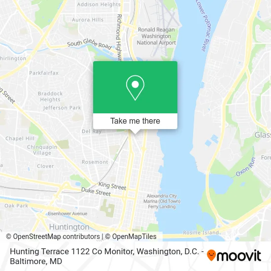 Hunting Terrace 1122 Co Monitor map