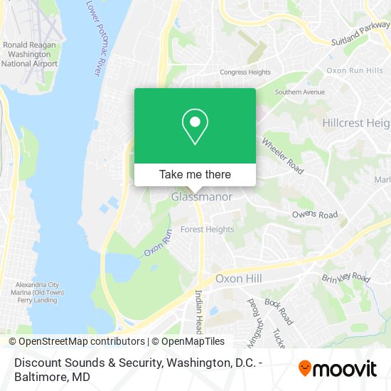 Mapa de Discount Sounds & Security