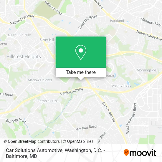 Car Solutions Automotive map
