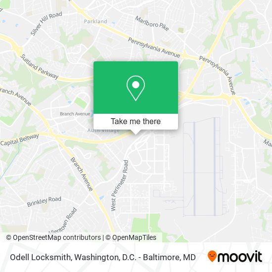 Odell Locksmith map