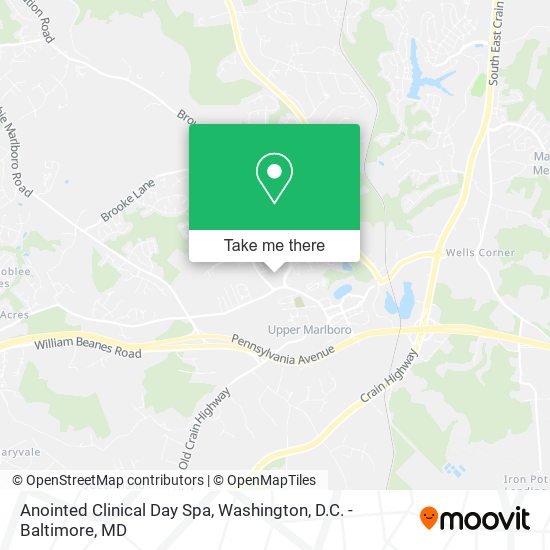 Anointed Clinical Day Spa map