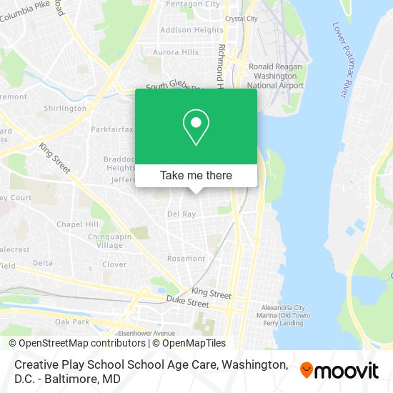 Creative Play School School Age Care map