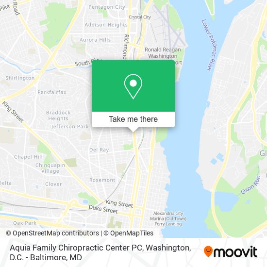 Aquia Family Chiropractic Center PC map