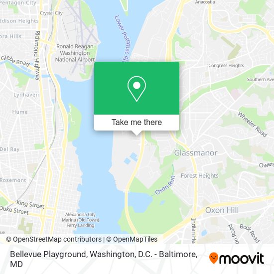 Bellevue Playground map