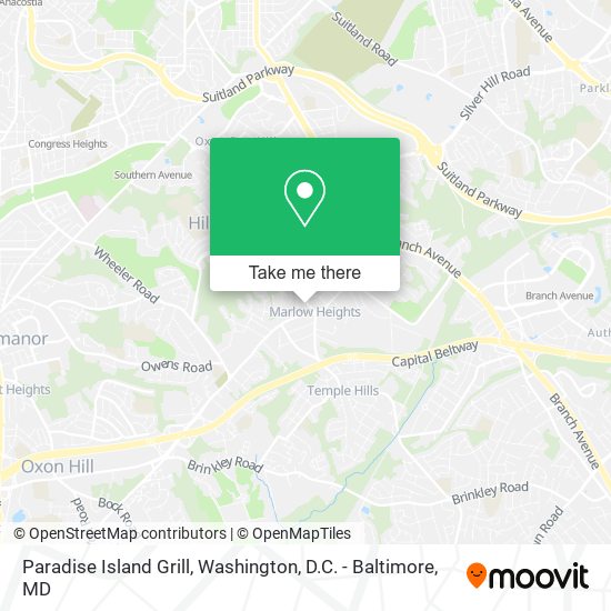 Mapa de Paradise Island Grill