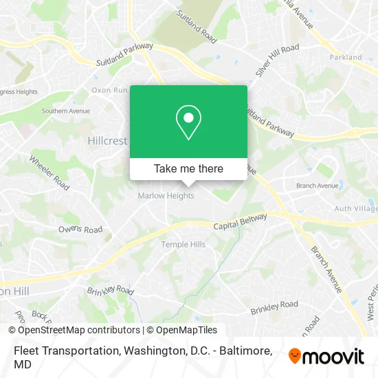 Fleet Transportation map