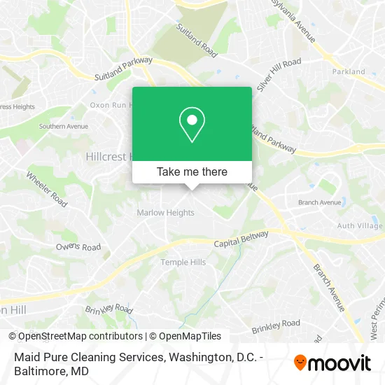 Mapa de Maid Pure Cleaning Services