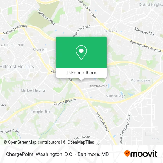 ChargePoint map