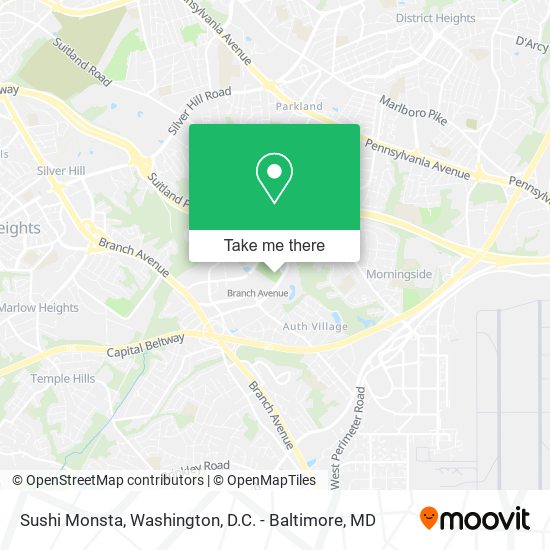 Sushi Monsta map