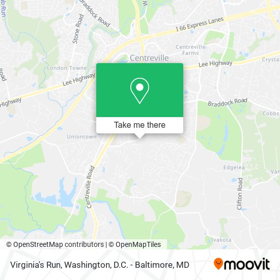 Mapa de Virginia's Run
