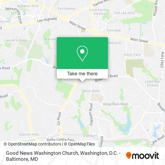 Mapa de Good News Washington Church