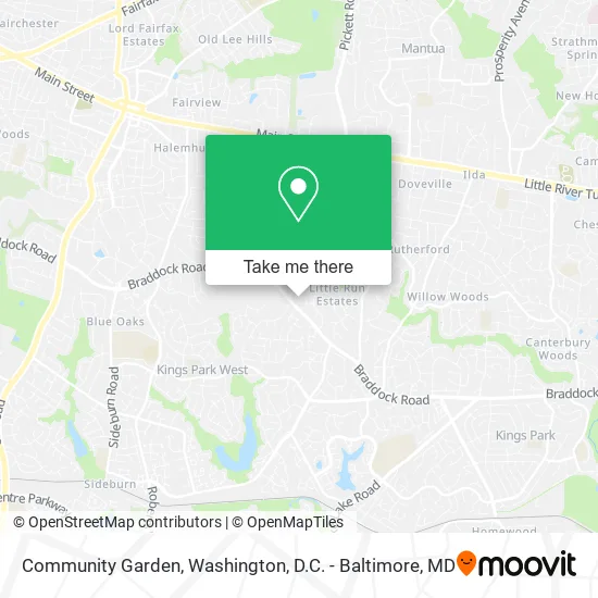 Community Garden map