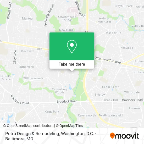 Mapa de Petra Design & Remodeling